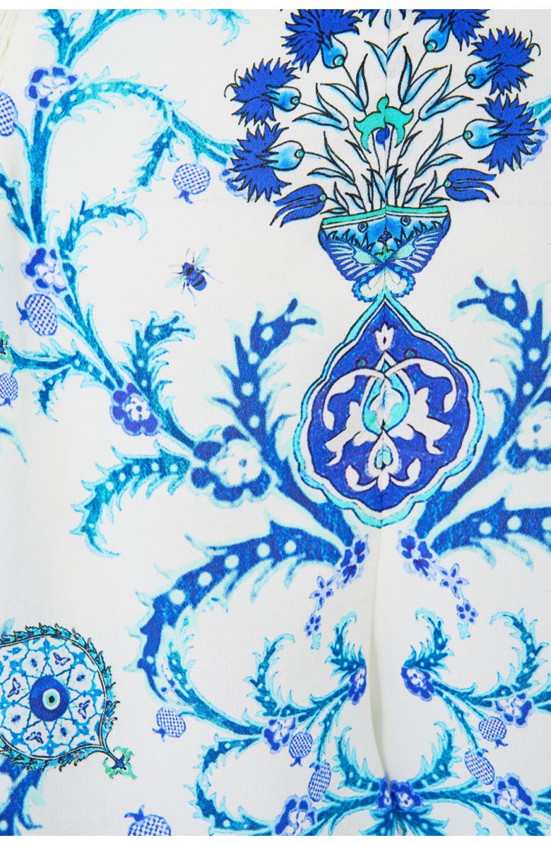 Camilla Shorts With Side Flounce Isnik Lullaby, Alternate, color, Isnik Lullaby