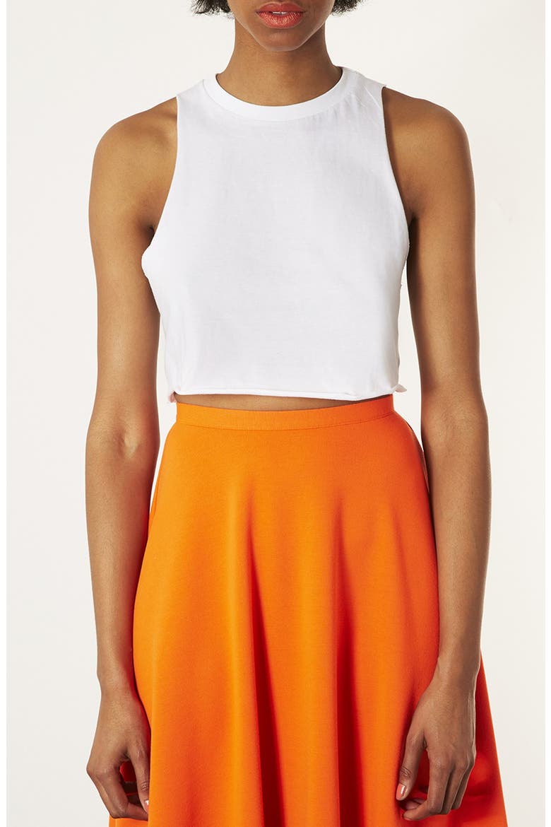 Crop Tank, Main, color, WHITE