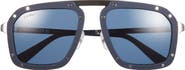 Cartier 55mm Polarized Navigator Sunglasses