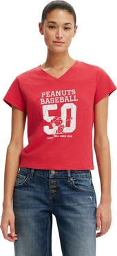 Cotton On Women's The Lcn V Neck Original Graphic Tee