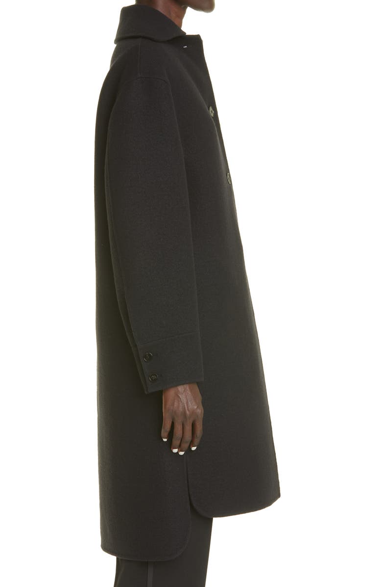 Jil Sander Washed Virgin Wool Felt Coat, Alternate, color,