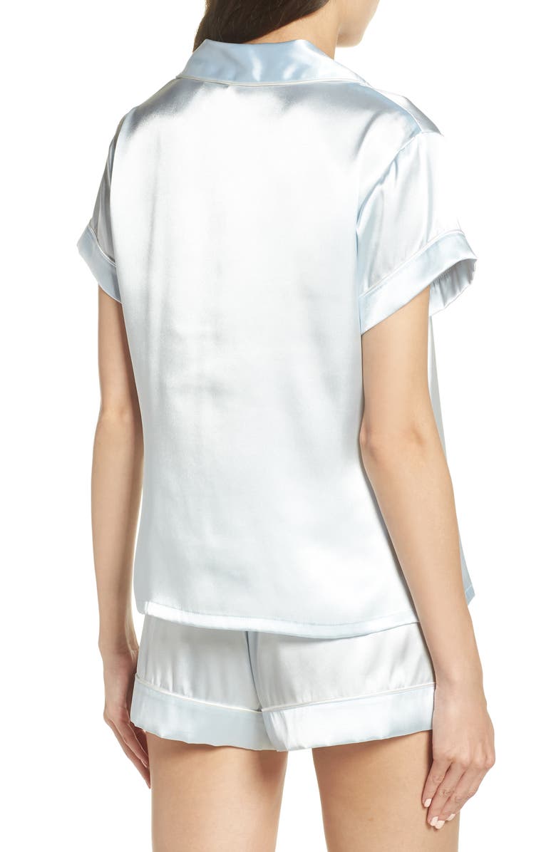 Bride/Bridesmaid/Mrs Satin Short Pajamas