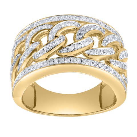Cubalux 0.75 Ct 14K Gold Diamond Ring