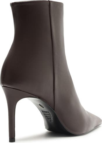 Mikki Casual Pointed Toe Genuine Calf Hair Bootie