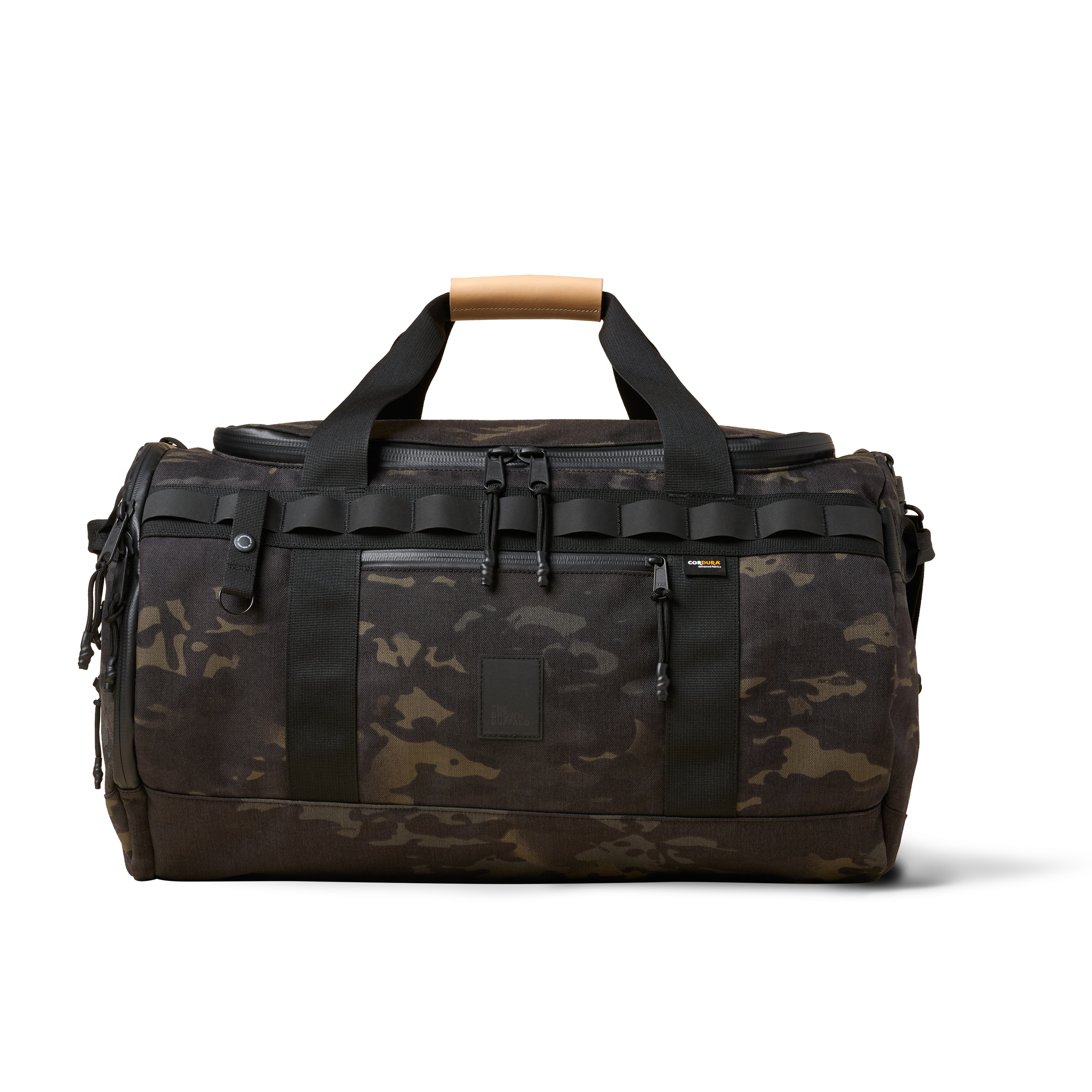 The Brown Buffalo Duffalo Duffle Bag, Alternate, color, Black-Grid