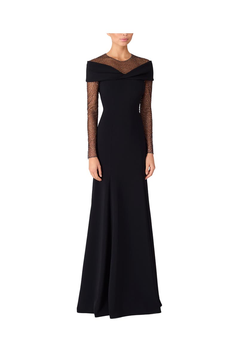 Jenny Packham Etienne Maxi Dress, Alternate, color, Liquorice
