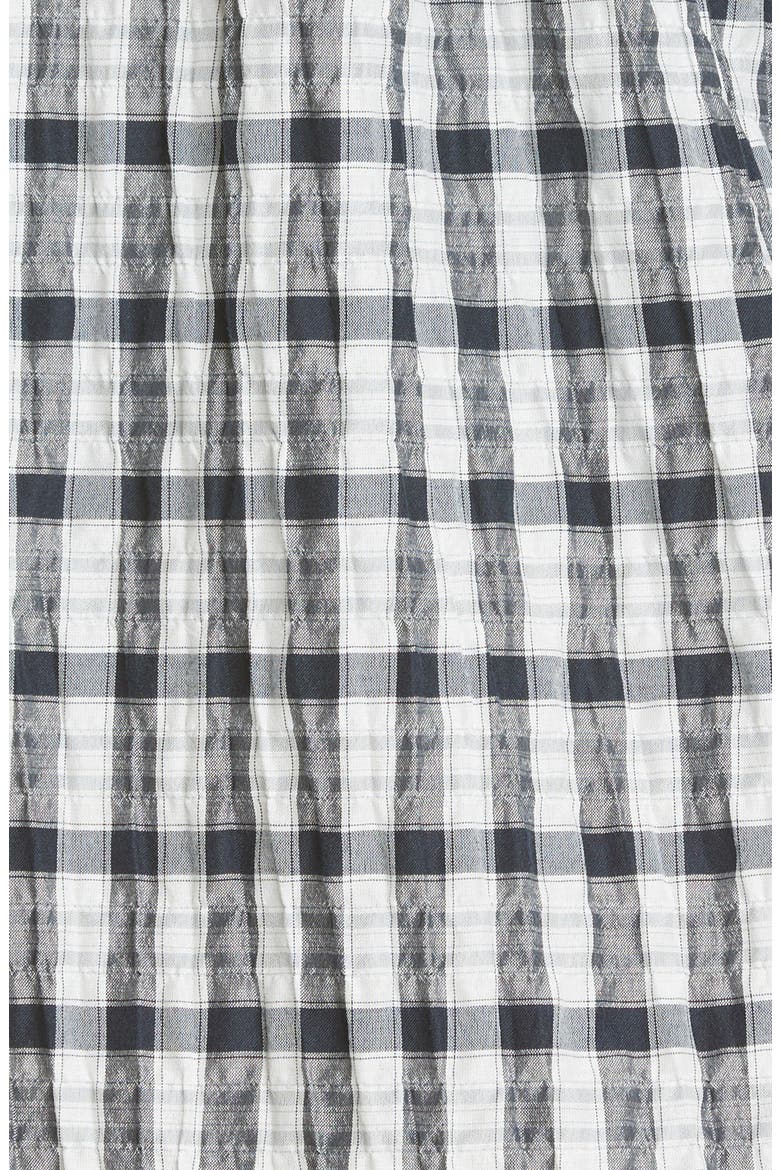 Porta Check Seersucker Shirt, Alternate, color, OFF WHITE/ NAVY