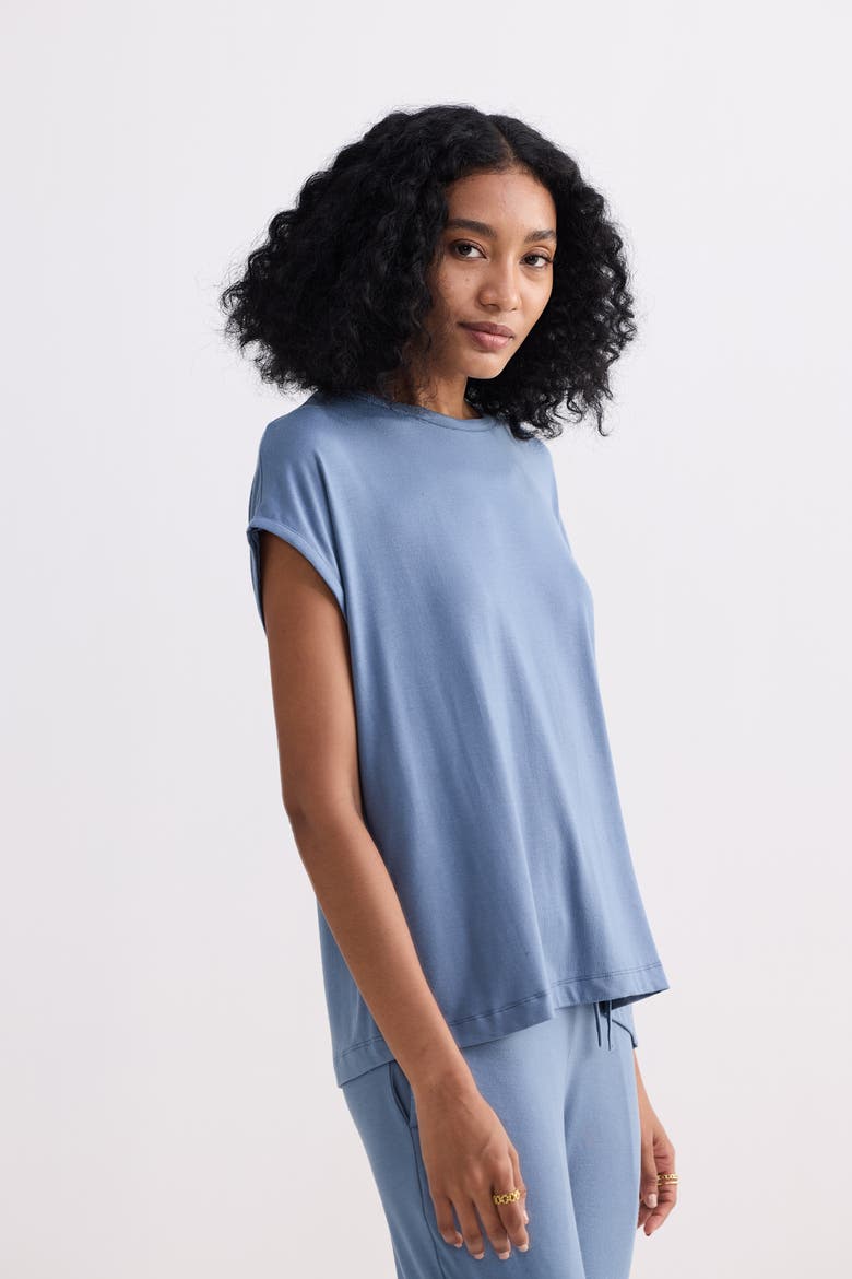 Relaxed Everyday Tee, Alternate, color, Blue