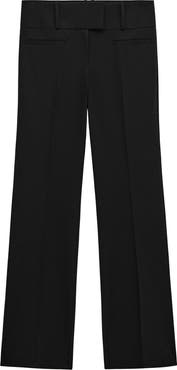 MANGO Pleated Straight Leg Pants