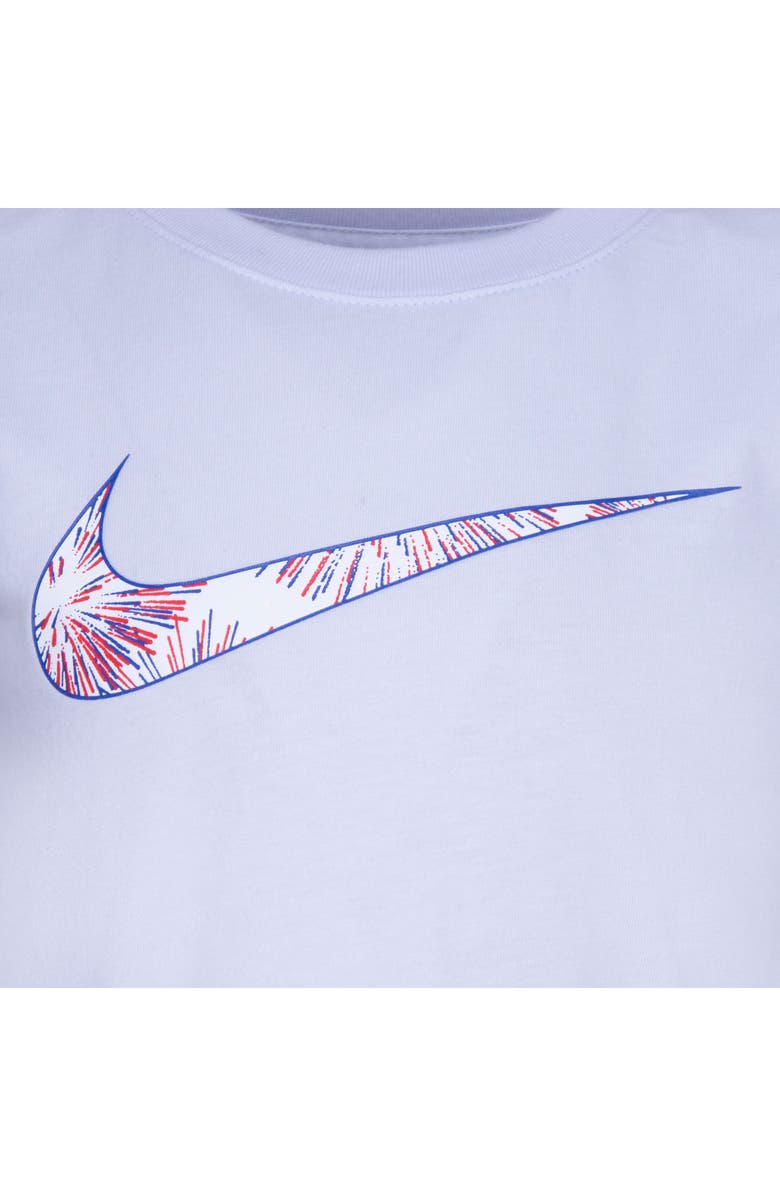 Nike Kids' Firework Swoosh Graphic T-Shirt, Alternate, color,