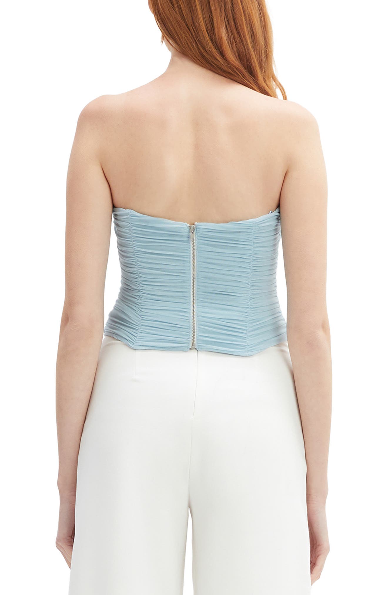 Elise Mesh Strapless Top - image 2