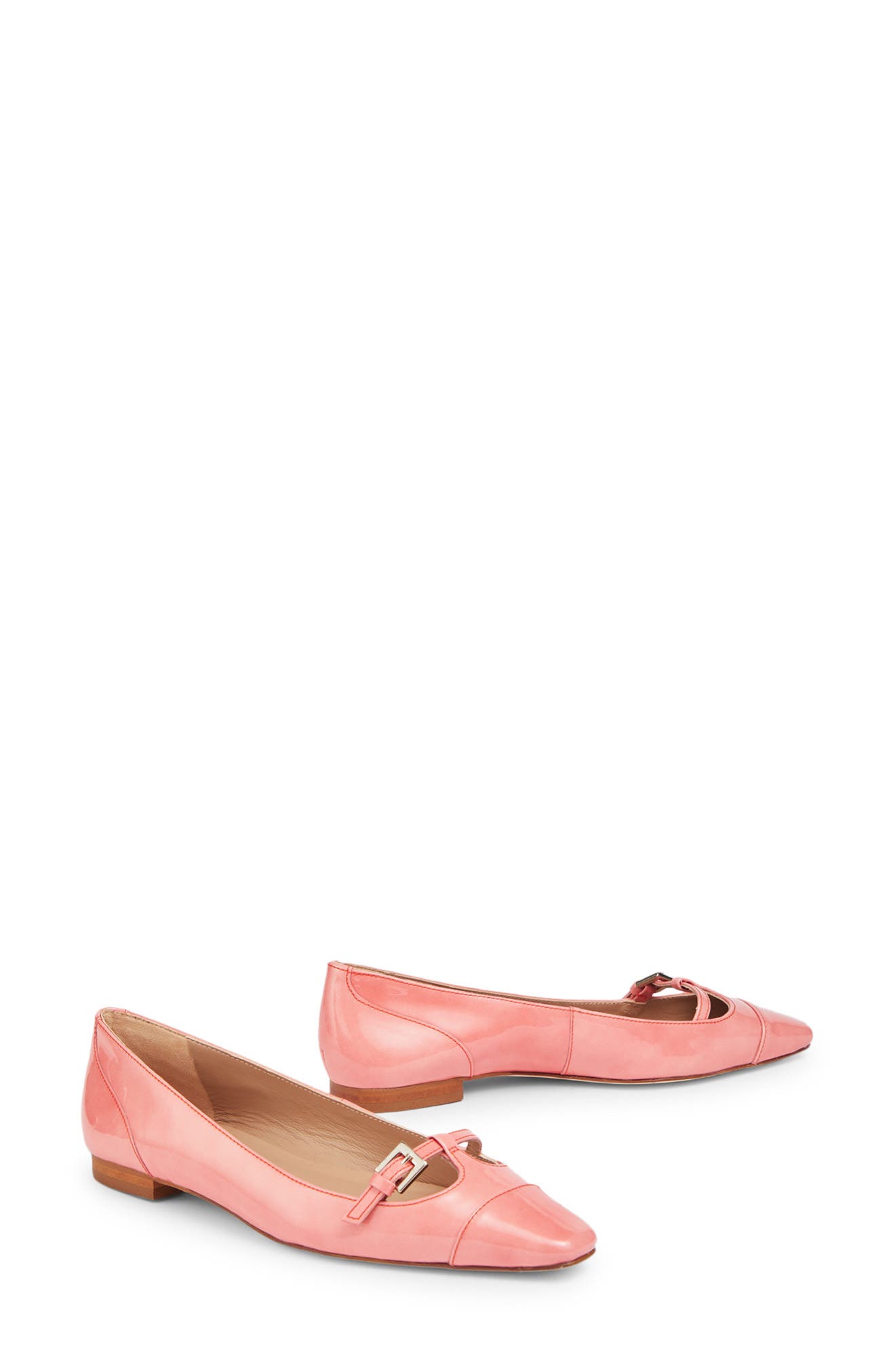 LK Bennett Aurora Cap Toe Flat, Alternate, color, 