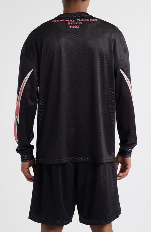 Criminal Damage 91 Mesh Long Sleeve T-shirt