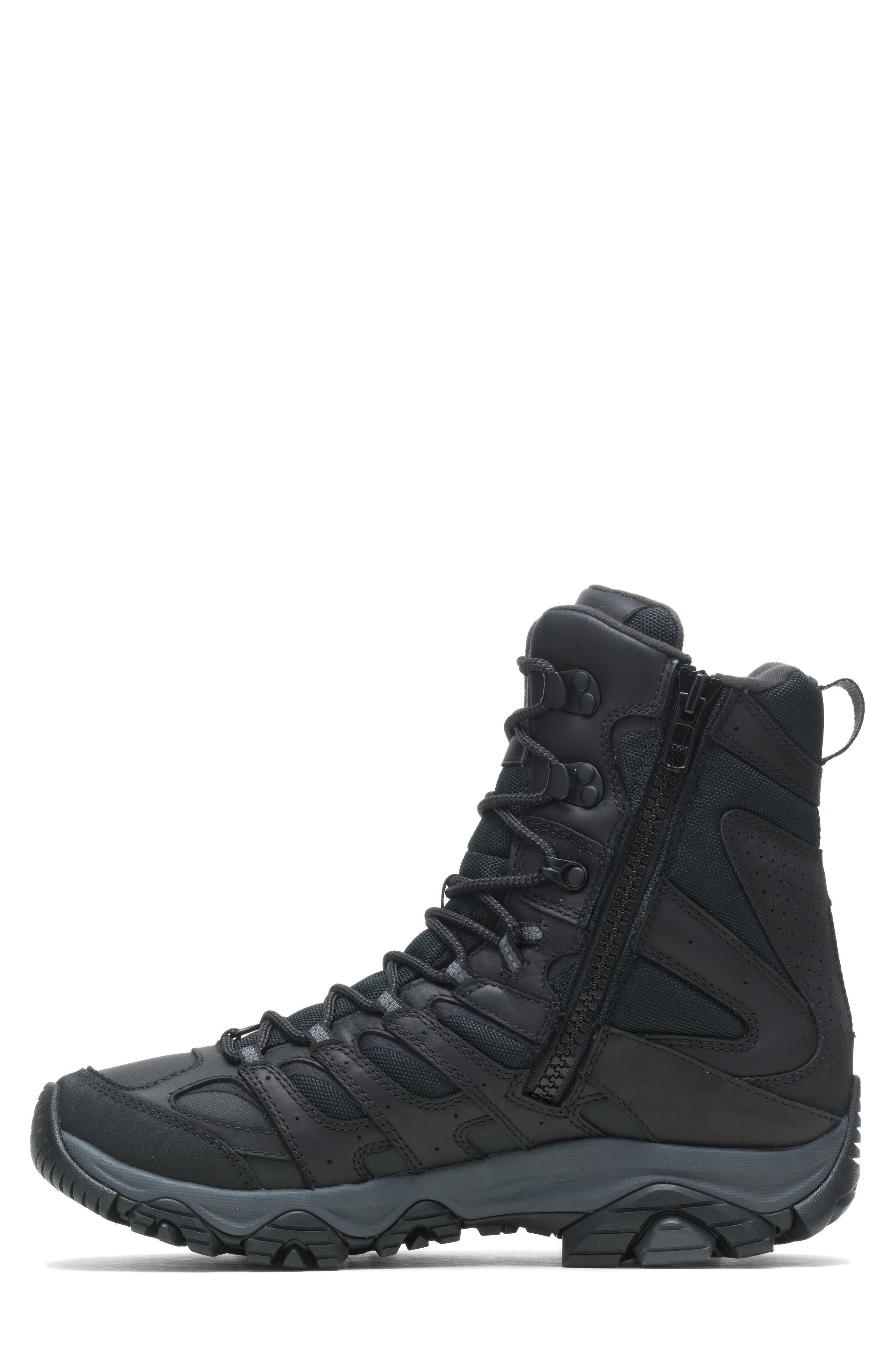 Merrell Moab 3 Waterproof Mid Hiking Boot, Alternate, color, Black