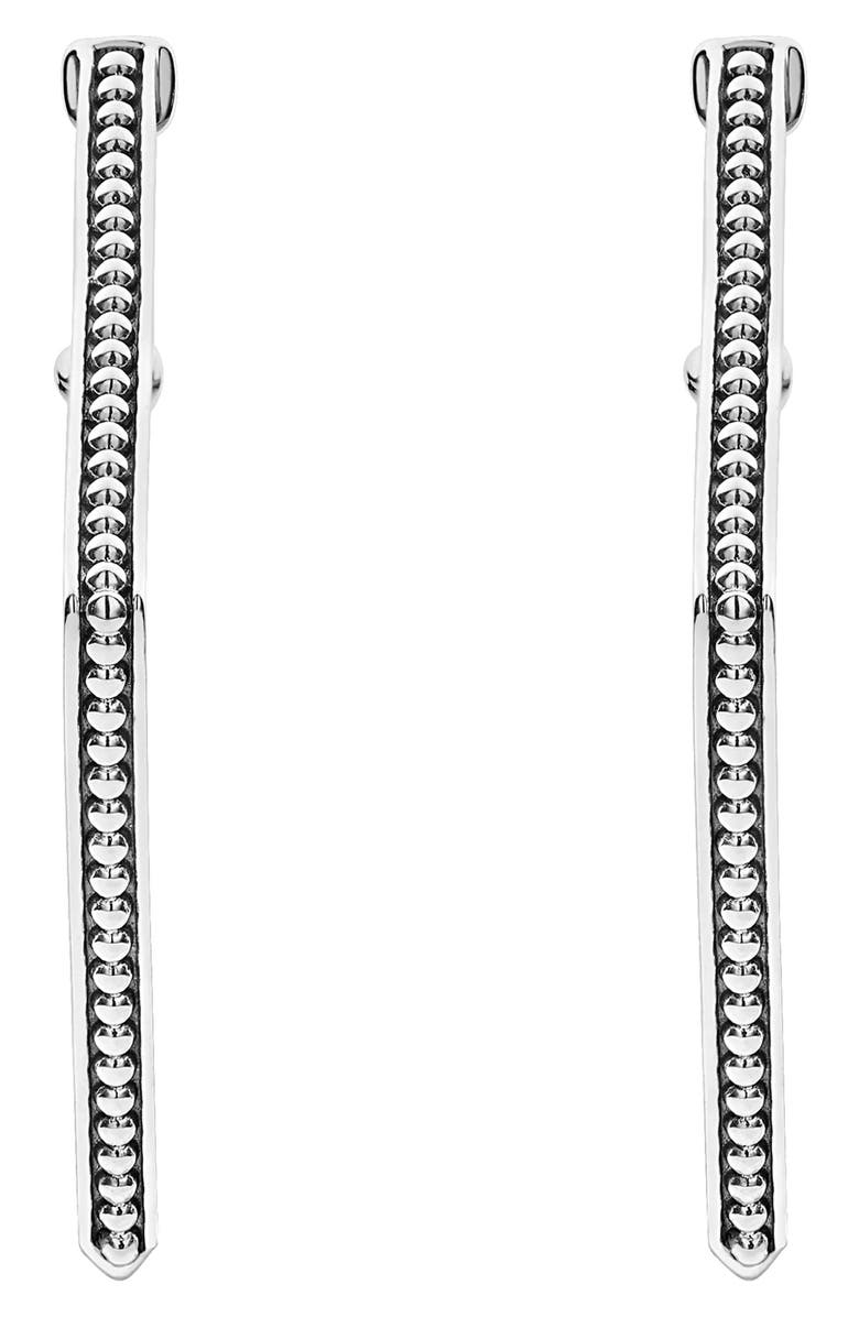 LAGOS Square Caviar Hoop Earrings, Alternate, color, 