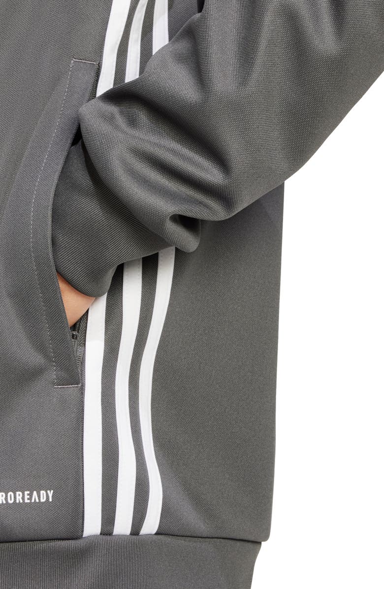 adidas Tiro 25 Essentials Training Jacket, Alternate, color, Grey Six/ White