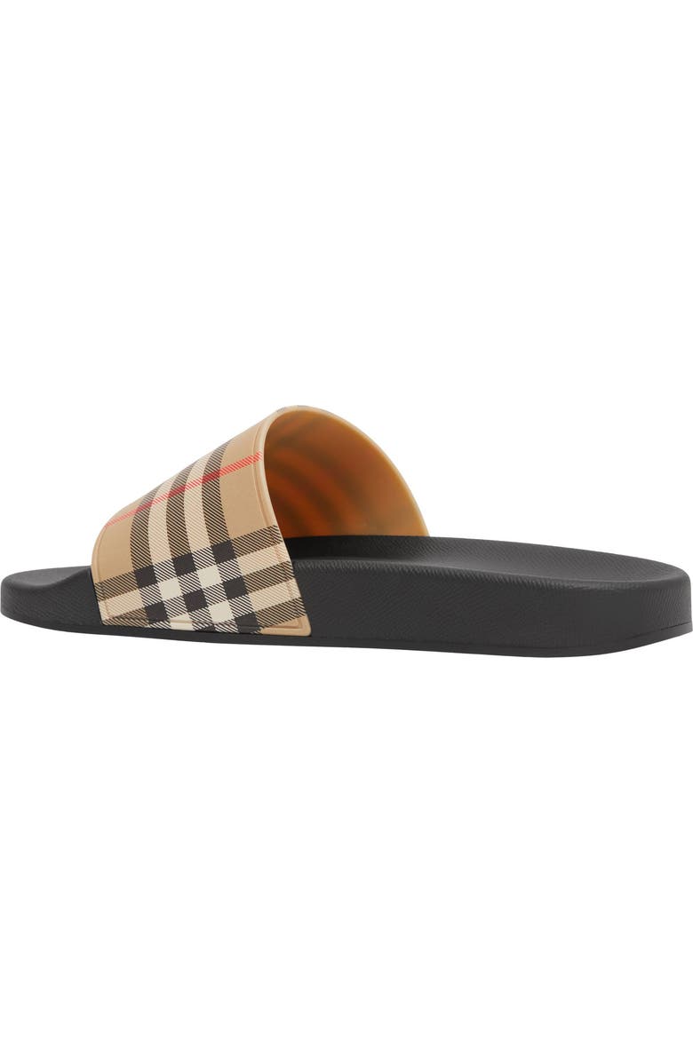 Burberry Furley Vintage Check Slide Sandal, Alternate, color, Archive Beige