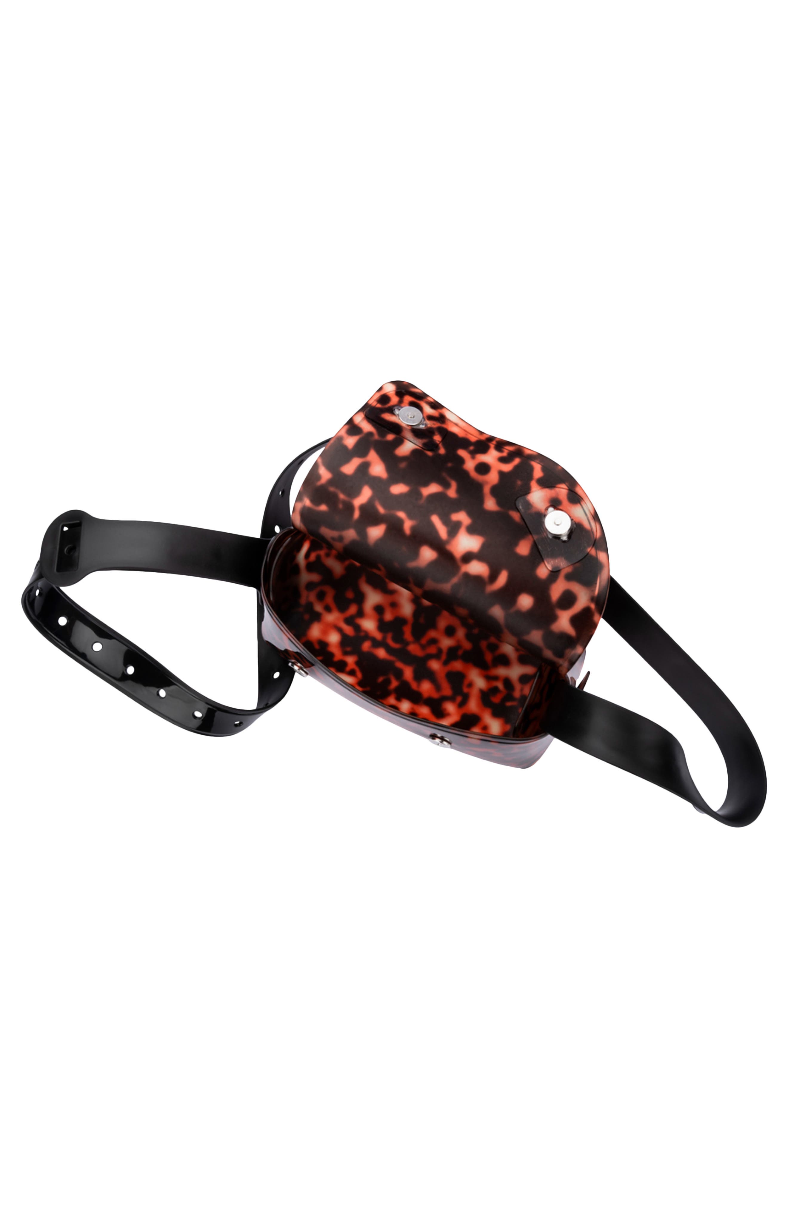 II Crossbody Bag, Alternate, color, BLACK/ TORTOISE