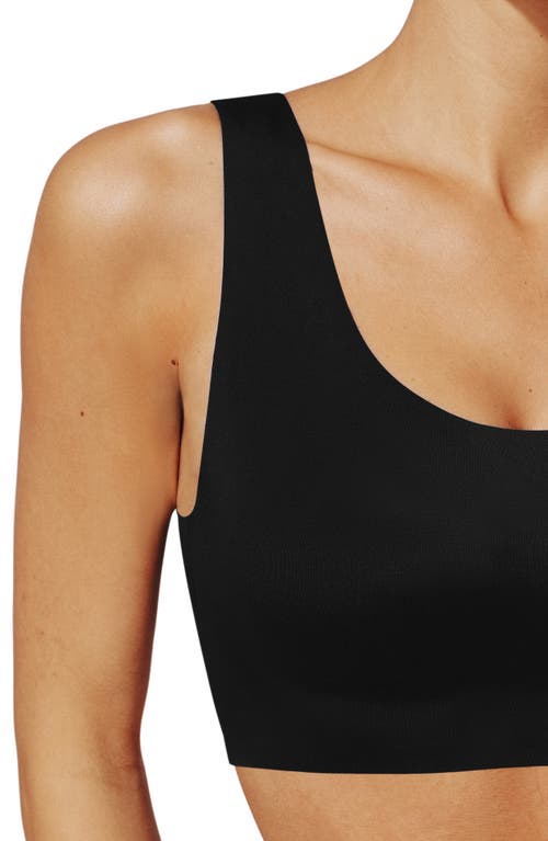 Thirdlove Smoothing Scoop Wireless Bralette In Black