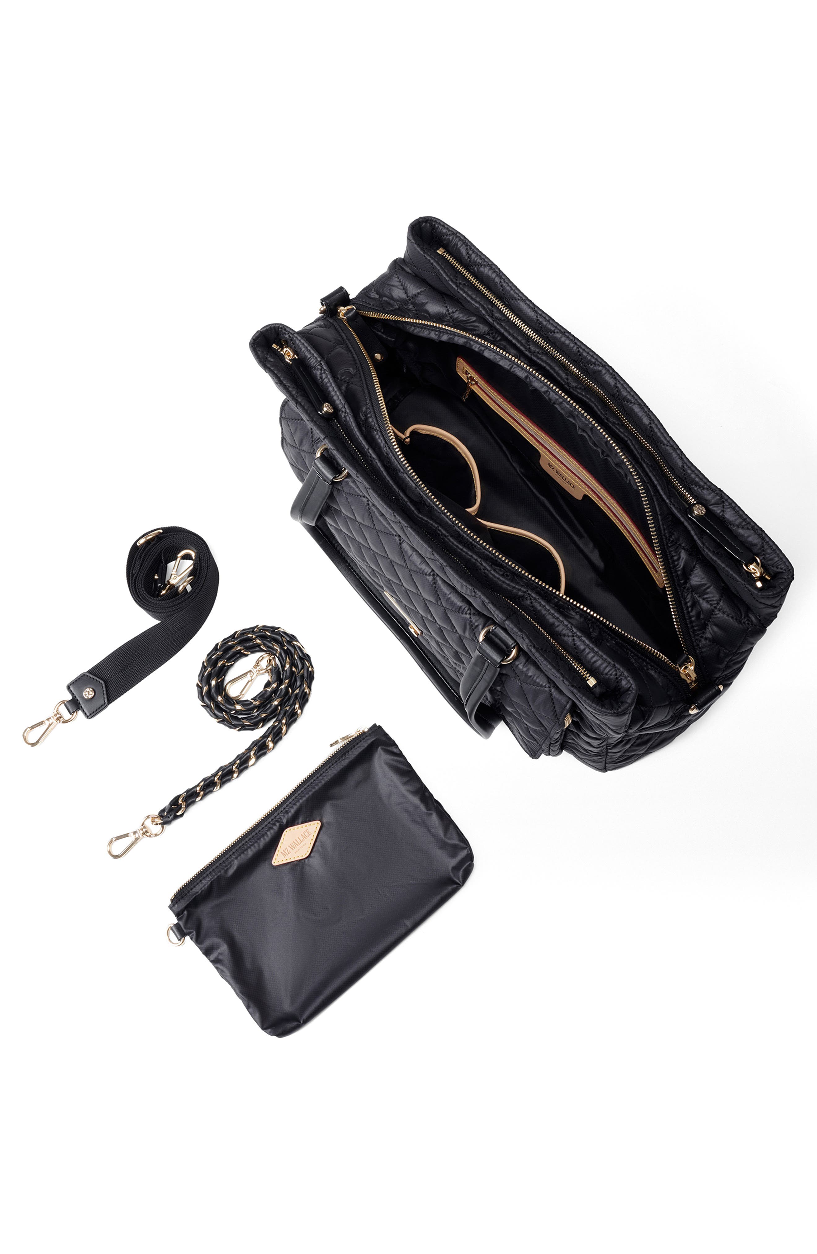 MZ Wallace Crosby Lock Quilted Nylon Tote, Alternate, color, 