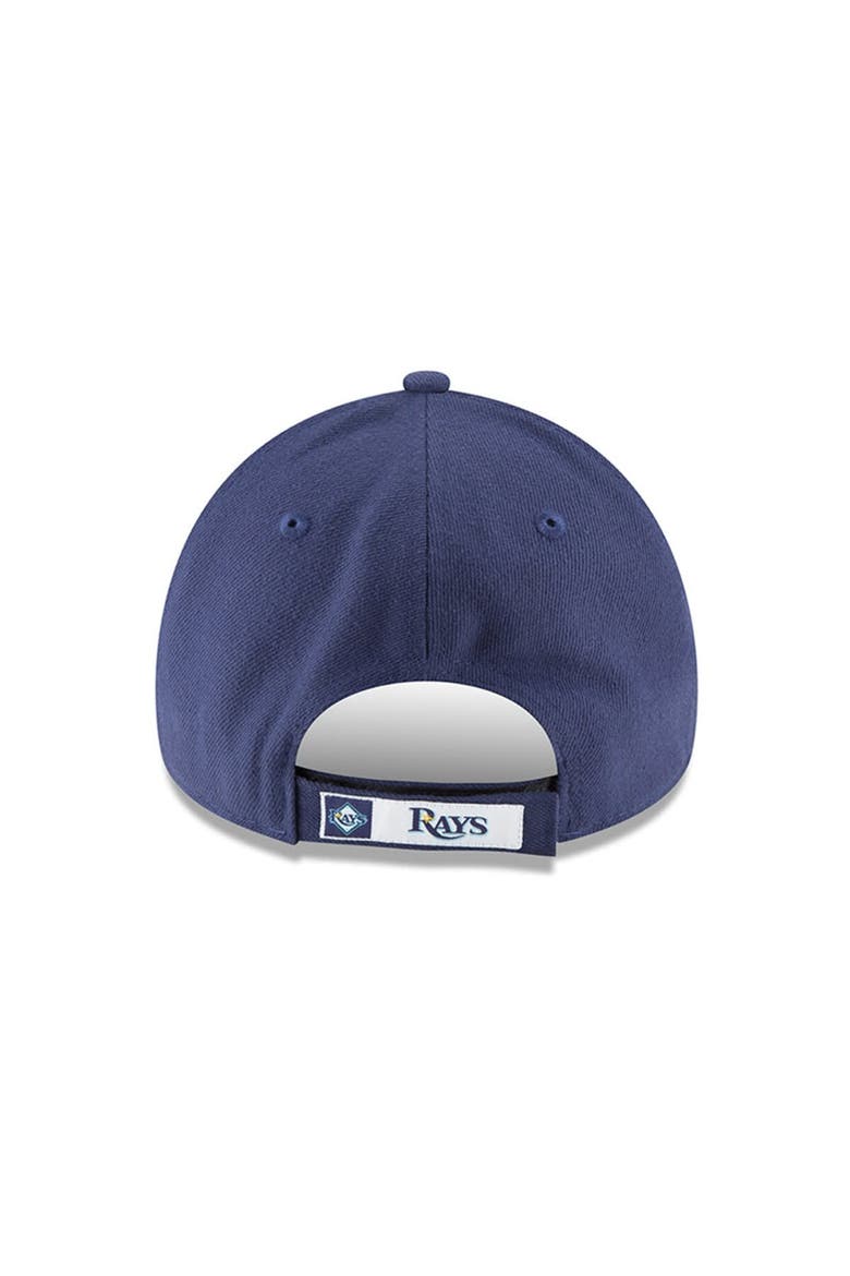 Men's New Era Navy Tampa Bay Rays League 9FORTY Adjustable Hat, Alternate, color, Navy