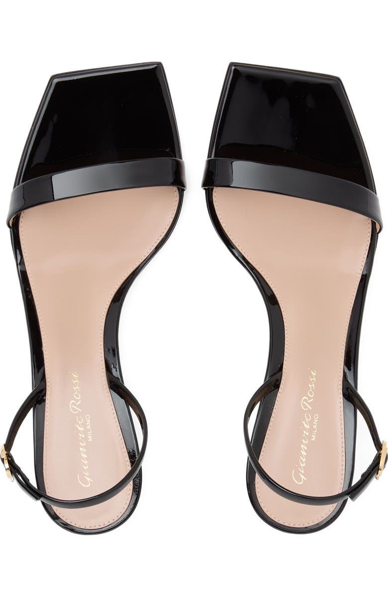 Gianvito Rossi Ribbon Kitten Sandals, Alternate, color,