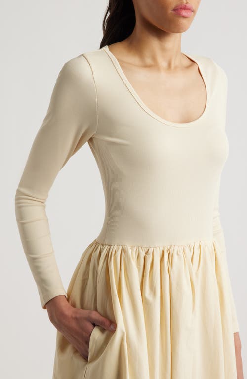 【英国発 Sister Jane】Darling stretch-jersey midi dress Sister Jane Darling Stretch-jersey Midi Dress In Cream
