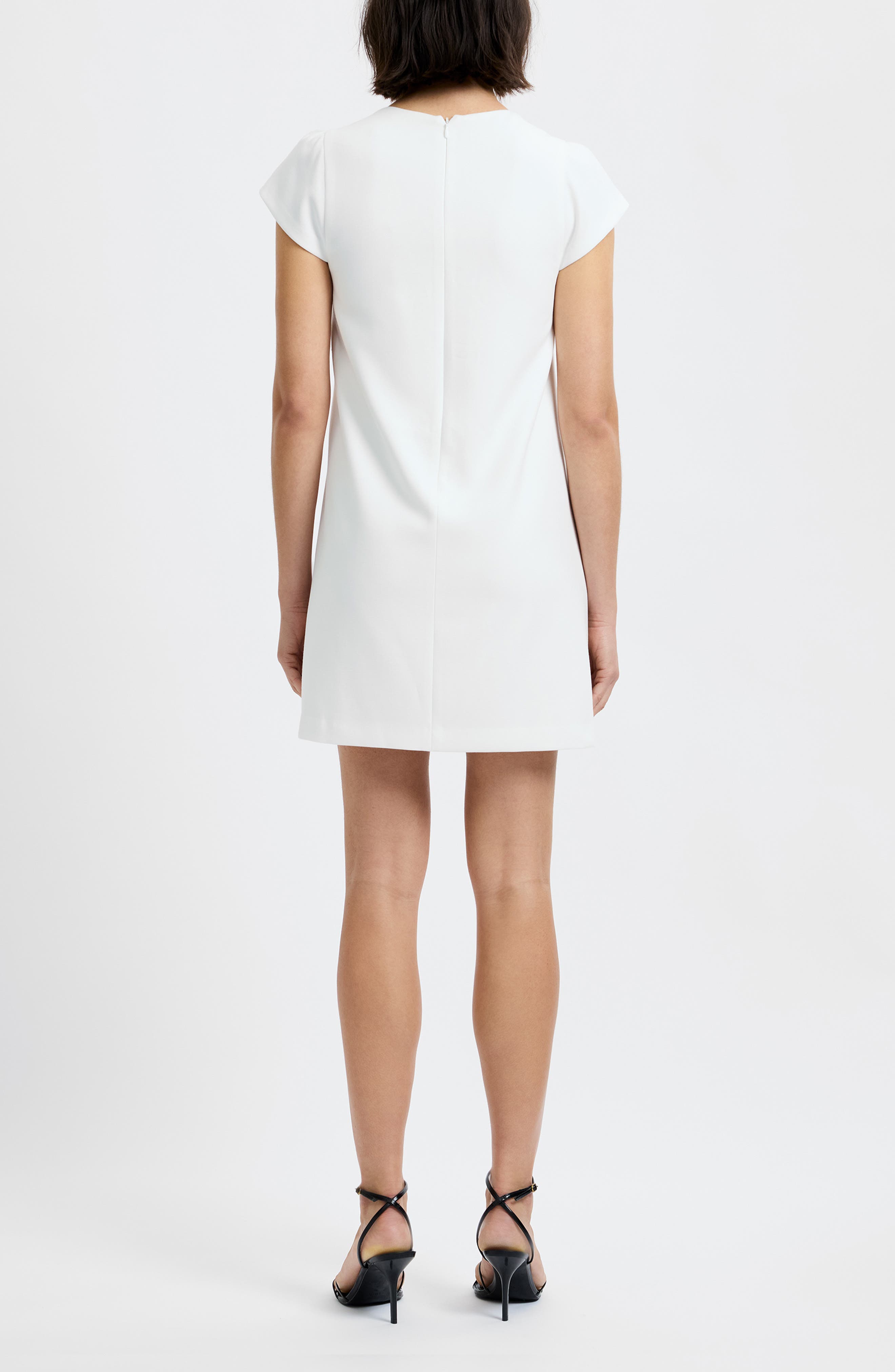 Whisper Cap Sleeve Shift Minidress - image 2