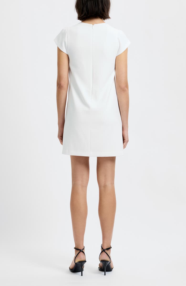 French Connection Whisper Cap Sleeve Shift Minidress, Alternate, color, Summer White
