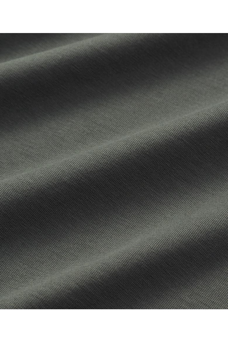 Luxe Stretch Jersey Slim Crew Neck Tee, Alternate, color, Castor Grey