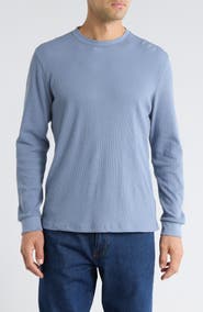 Joe's Crewneck Waffle Knit Long Sleeve T-Shirt