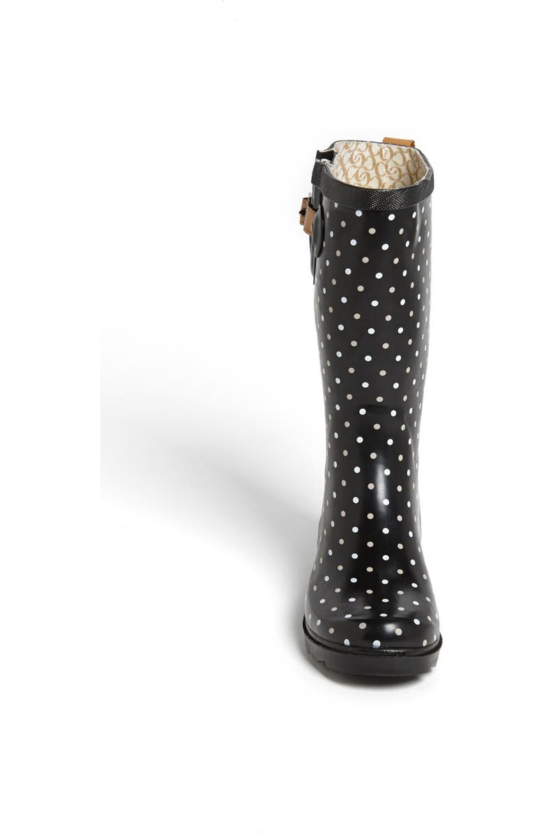 Chooka 'Classical Dot' Rain Boot, Alternate, color,