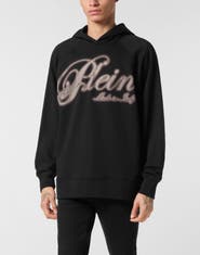 PHILIPP PLEIN Hoodie Basic Strass Signature Men