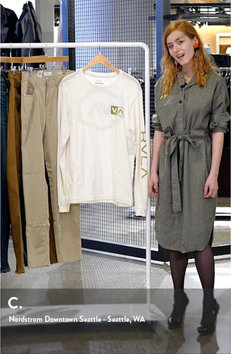 Men's Shifted Long Sleeve Graphic Tee, sales video thumbnail