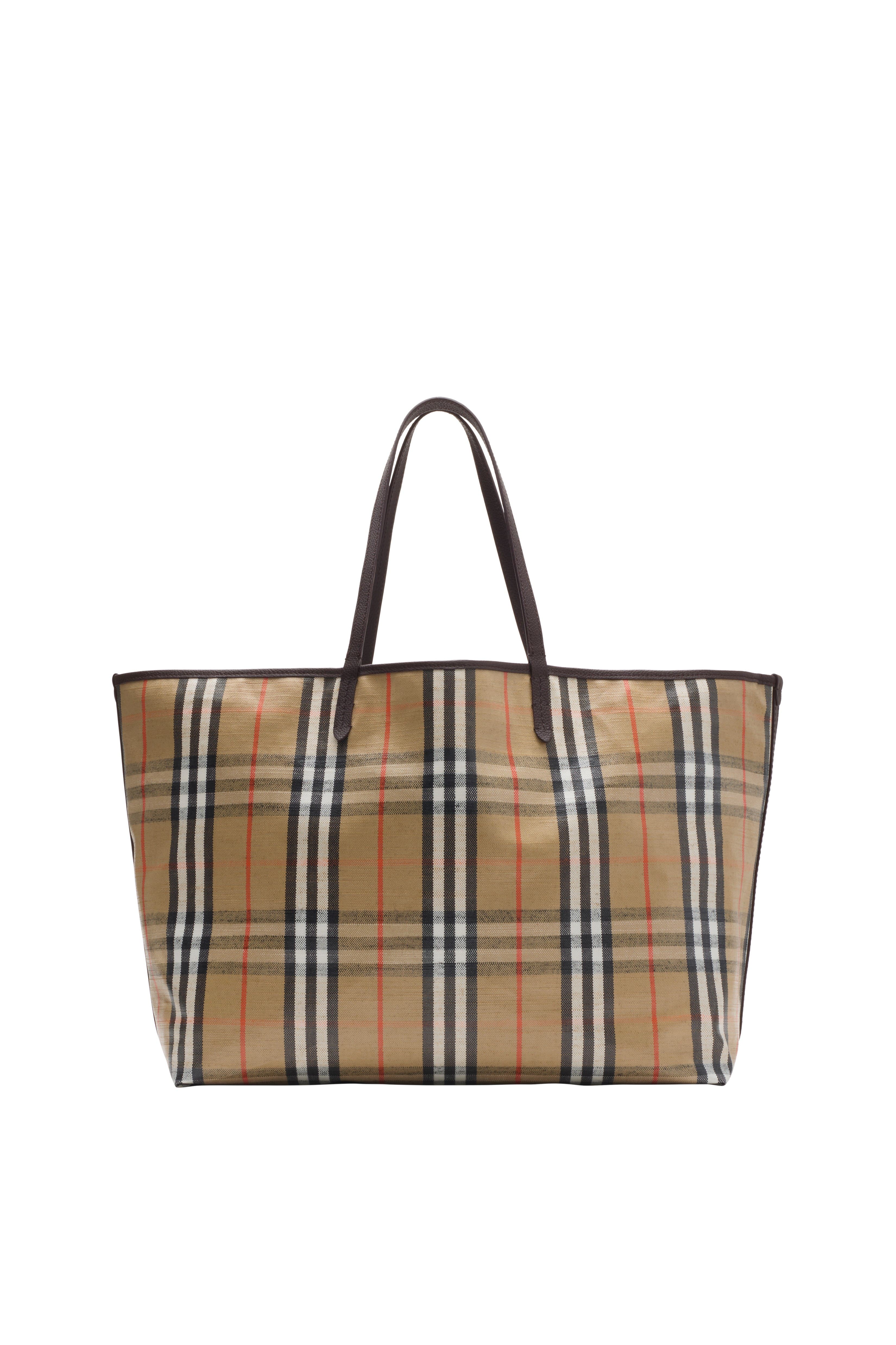 Burberry Large Highlands Tote, Alternate, color, Sand