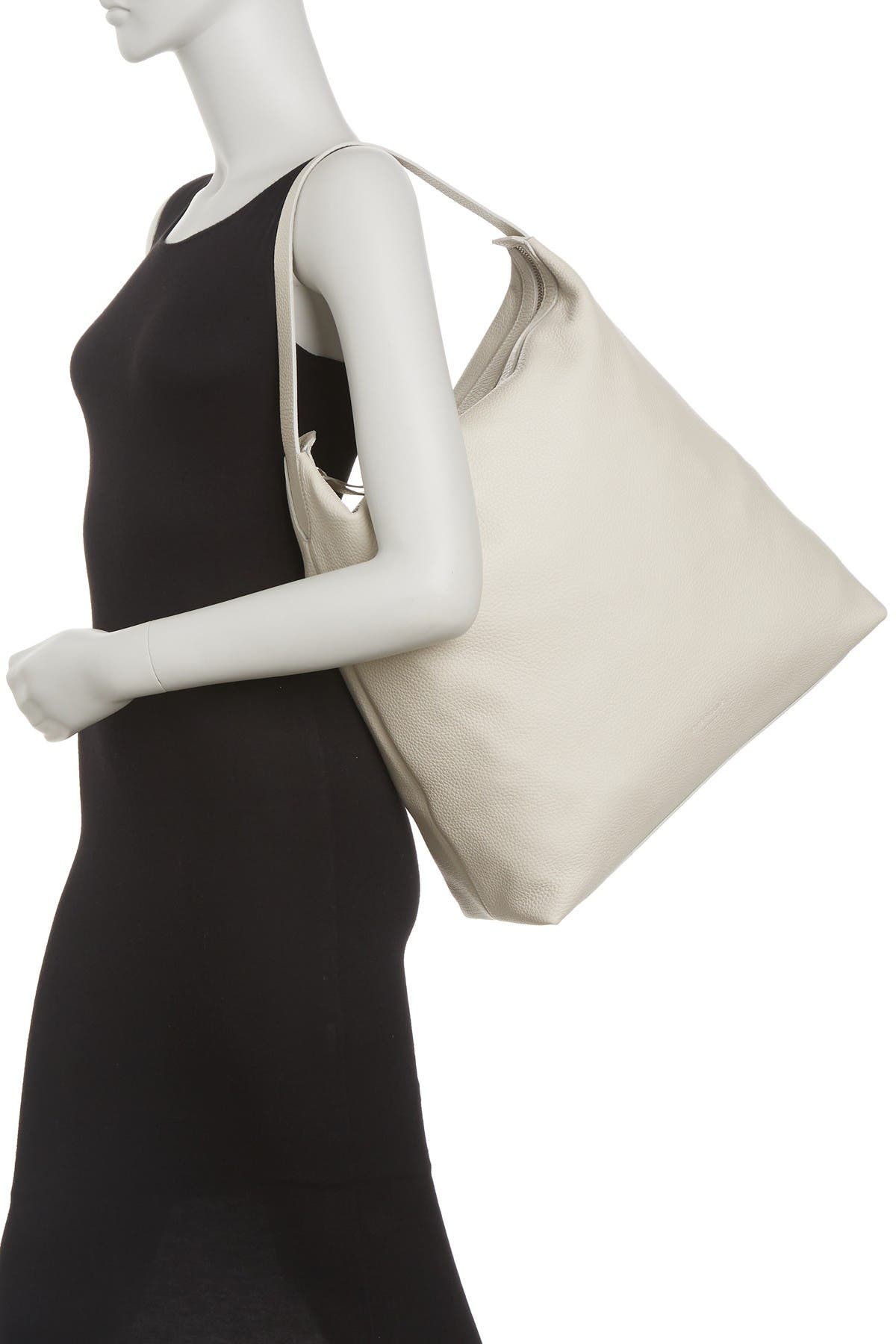 Everlane The Boss Leather Hobo Bag, Alternate, color, 