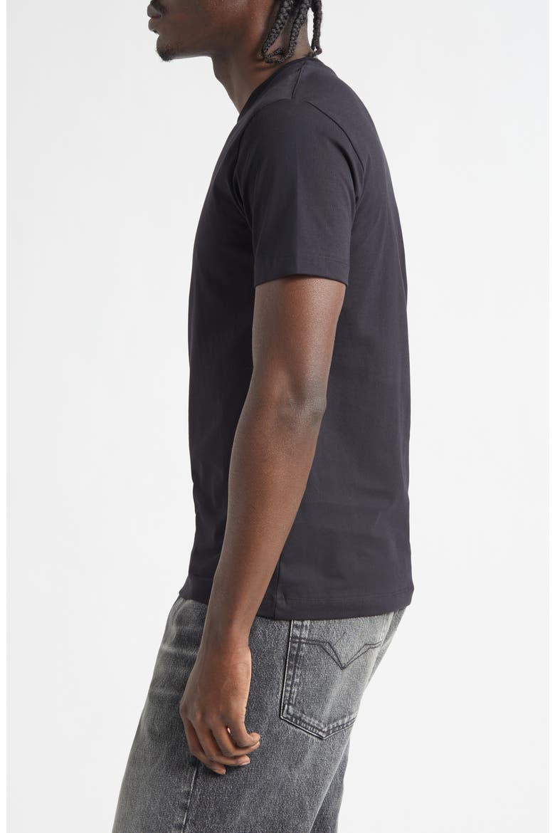 Logo Cotton Jersey T-Shirt, Alternate, color, BLACK