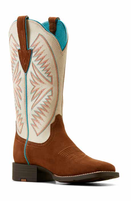 Ariat Round Up Ruidoso Leather Cowboy Boot