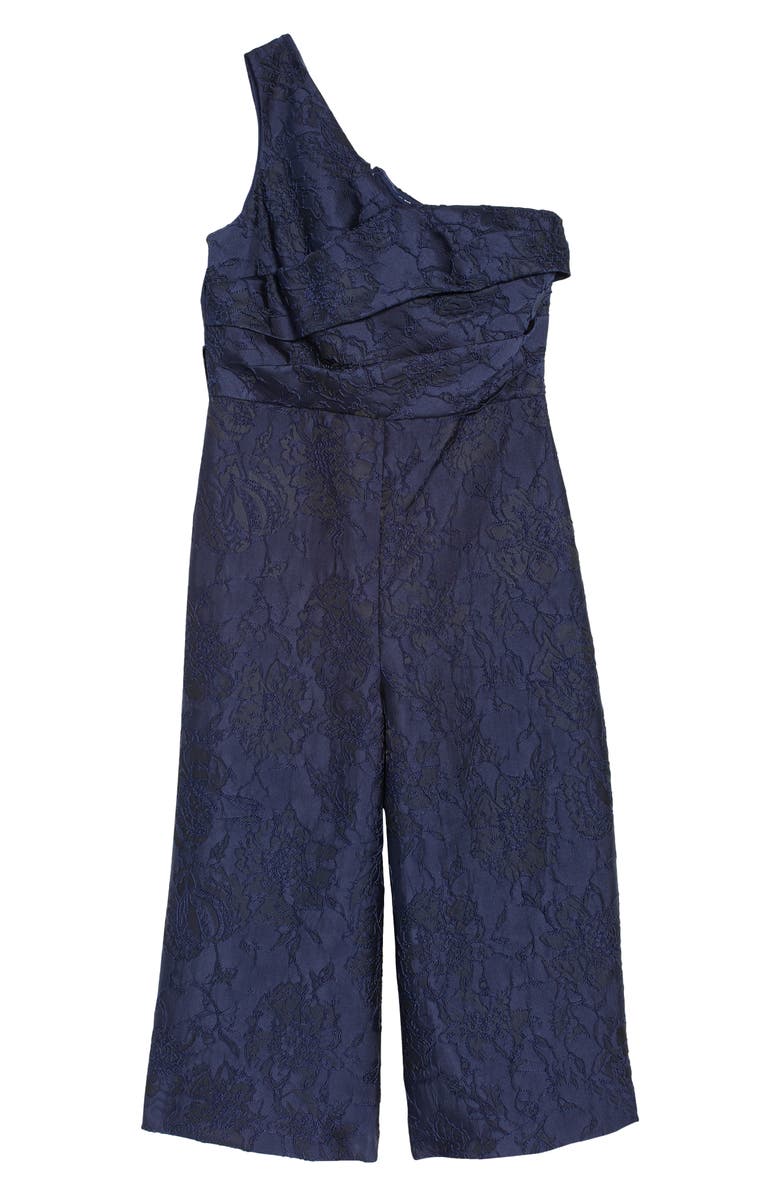 Kay Unger Pandora One-Shoulder Wide Leg Jumpsuit, Alternate, color,