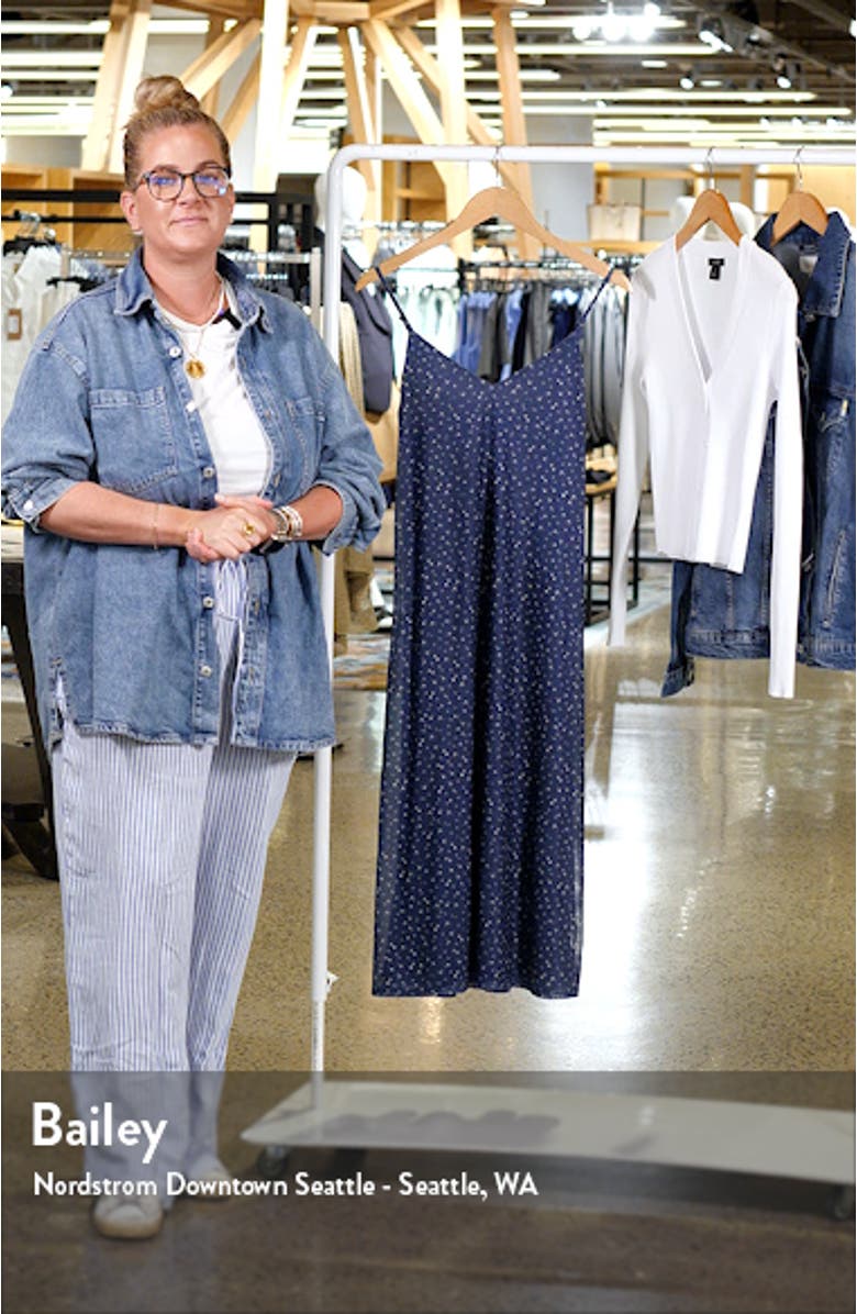 Floral Print Slipdress, sales video thumbnail