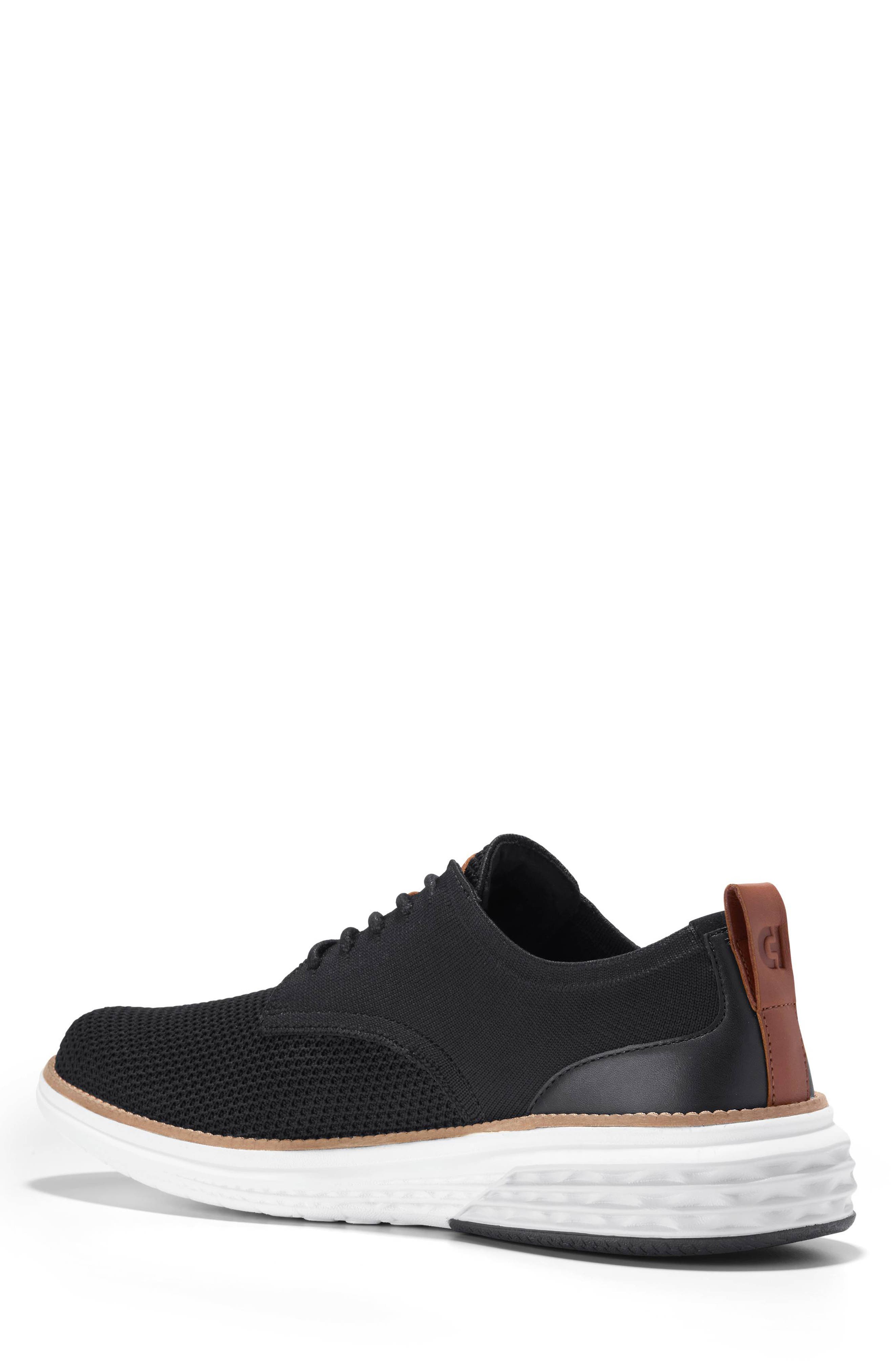 Cole Haan Grand Hurrion Stitchlite<sup>™</sup> Plain Toe Oxford, Alternate, color, Black Nmbs Cld Ivr
