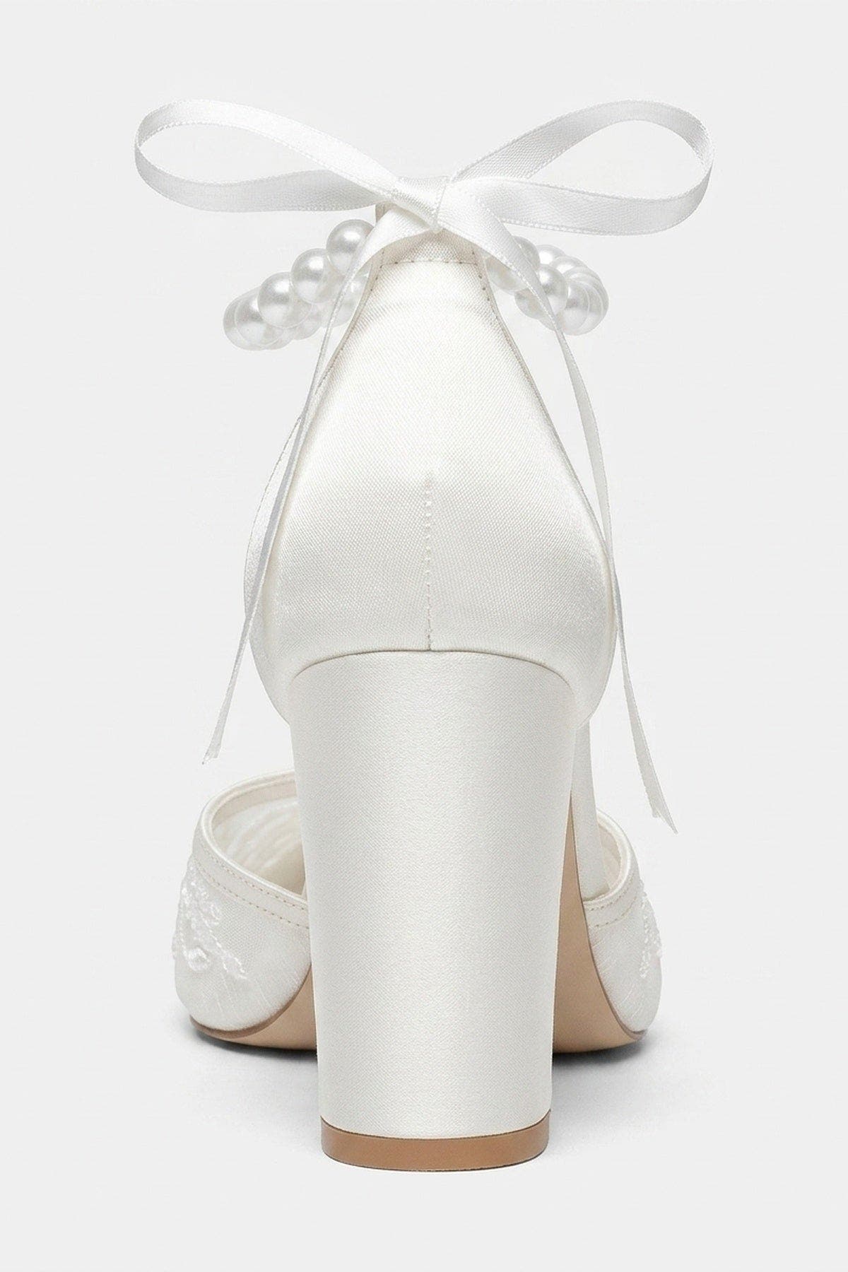 Odeline Block Heel Bridal Pump, Alternate, color, Ivory