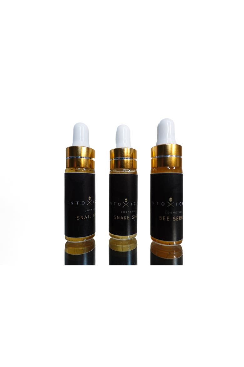 Mini Set (Mini Bee, Mini Snake, Mini Snail) | Hydrating | Anti-Aging Skincare Sampler | Purified Bee Venom, Vegan Snake Venom Peptides, Vegan Snail Mucin Peptides, Alternate, color, None