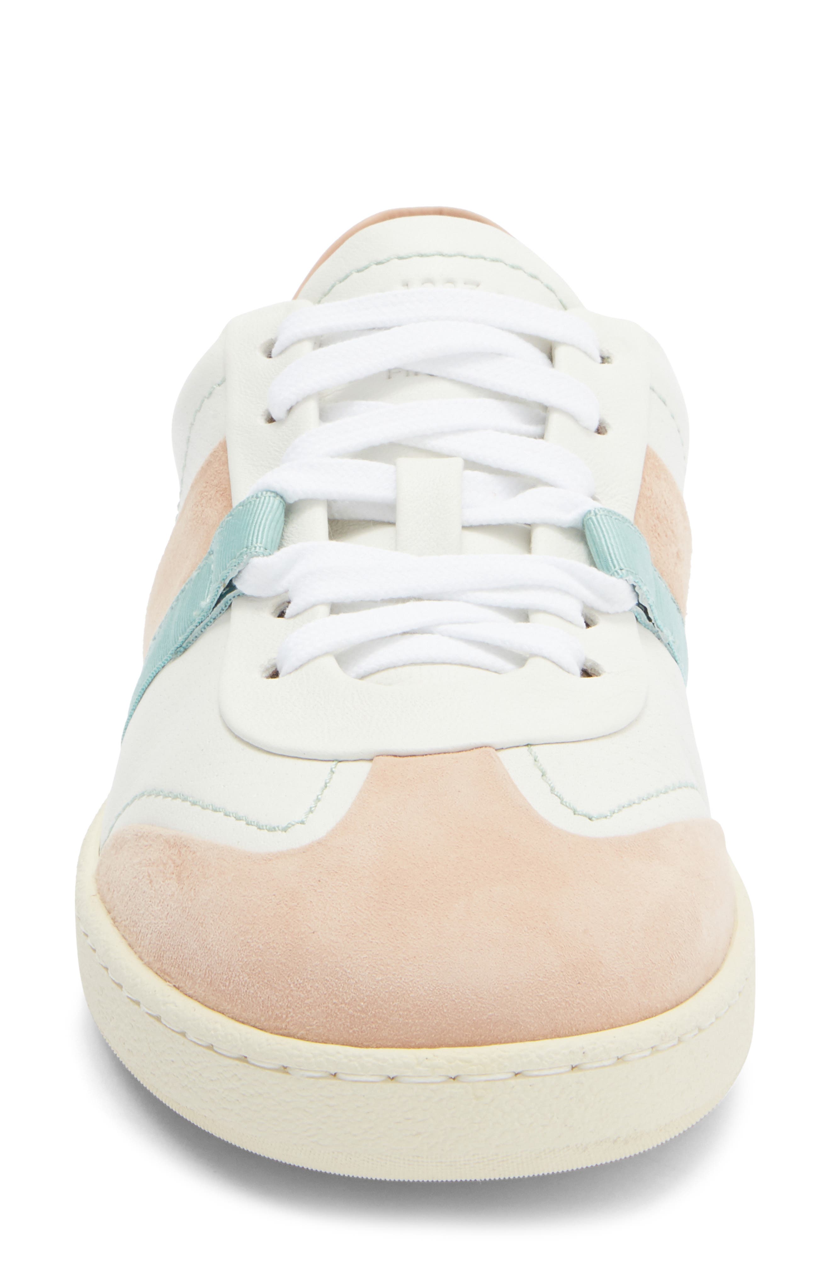 FERRAGAMO Garda Colorblock Sneaker, Alternate, color, Beige Khaki