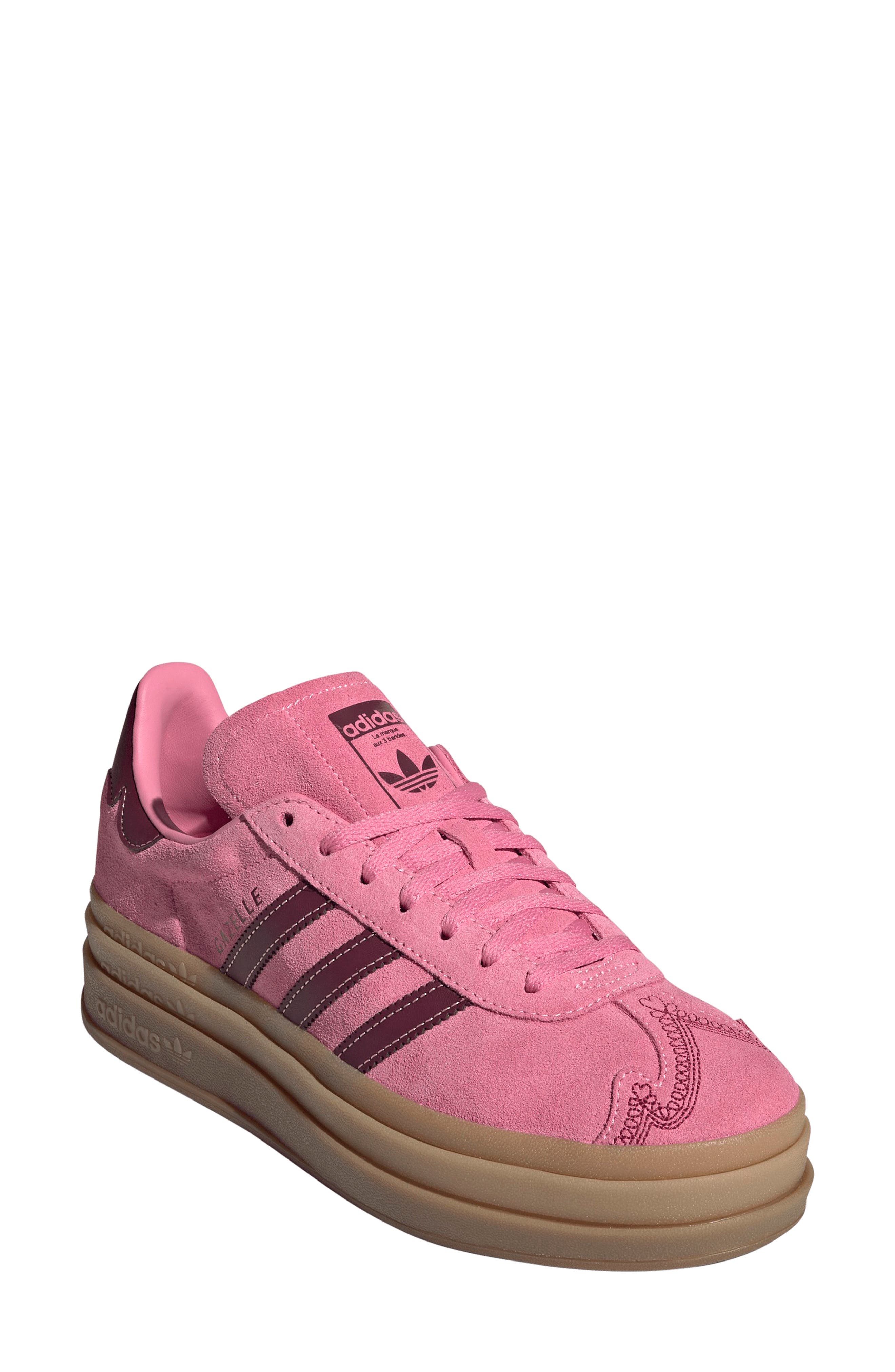 adidas Gazelle Bold Platform Sneaker, Main, color, Red/ Pink Spark/ Red