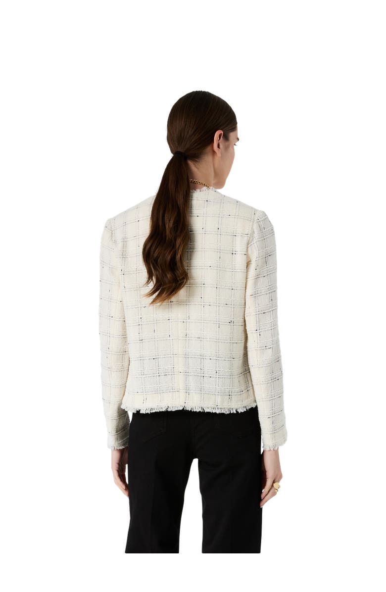 GERARD DAREL Taissa Tweed Cropped Jacket, Alternate, color, Ecru