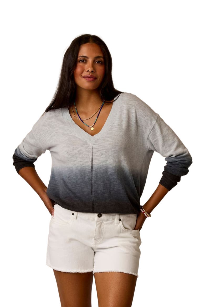 Georgie Sweater, Main, color, Black Dip Dye
