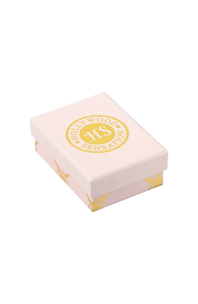 Hollywood Sensation Dainty Love Knot Earrings, Alternate, color, Gold