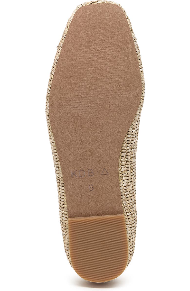 Kelsi Dagger Brooklyn Frankie Raffia Ballet Flat, Alternate, color, Natural