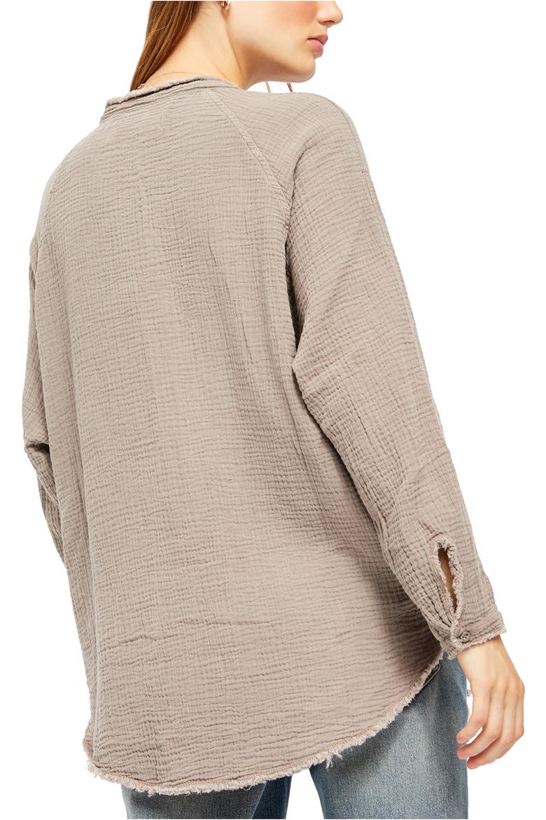 Summer Daydream Button Shirt, Alternate, color, CASHMERE